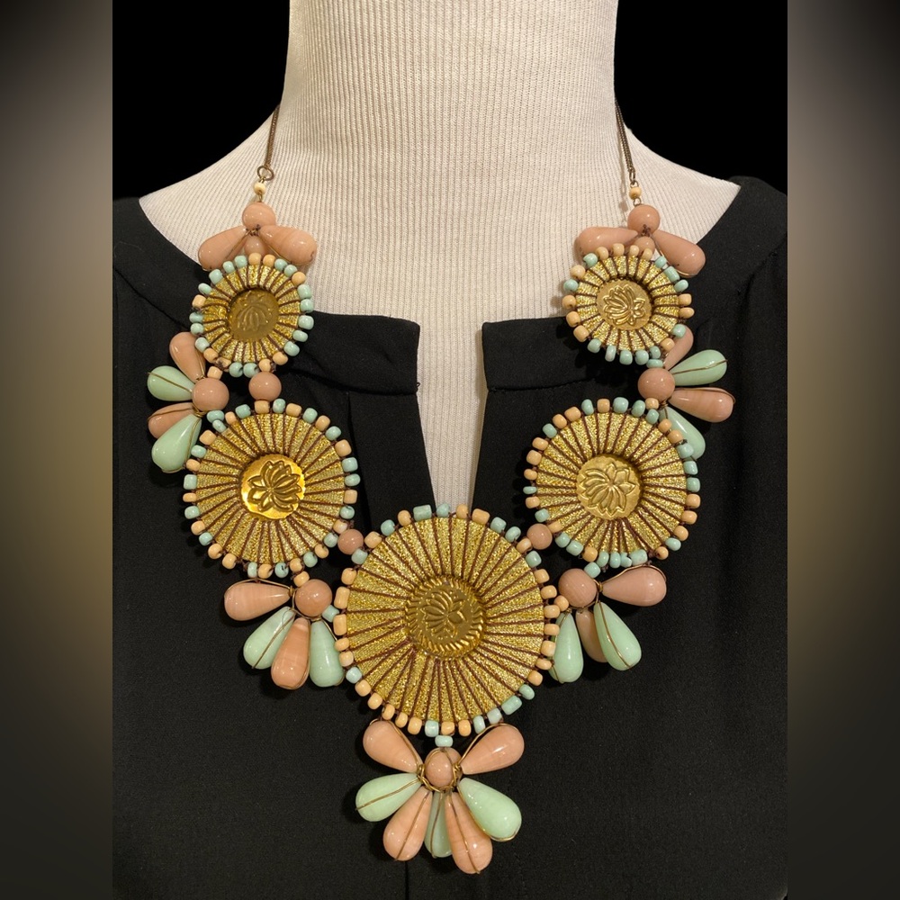 Statement Bib Necklace - Picture 7 of 8